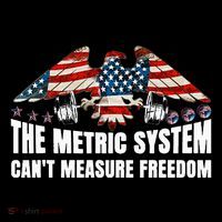 The Metric System CanT Measure Freedom Ornament thumb 1