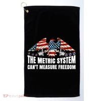 The Metric System CanT Measure Freedom Golf Towel thumb 0