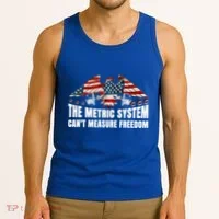 The Metric System CanT Measure Freedom Tank Top thumb 3