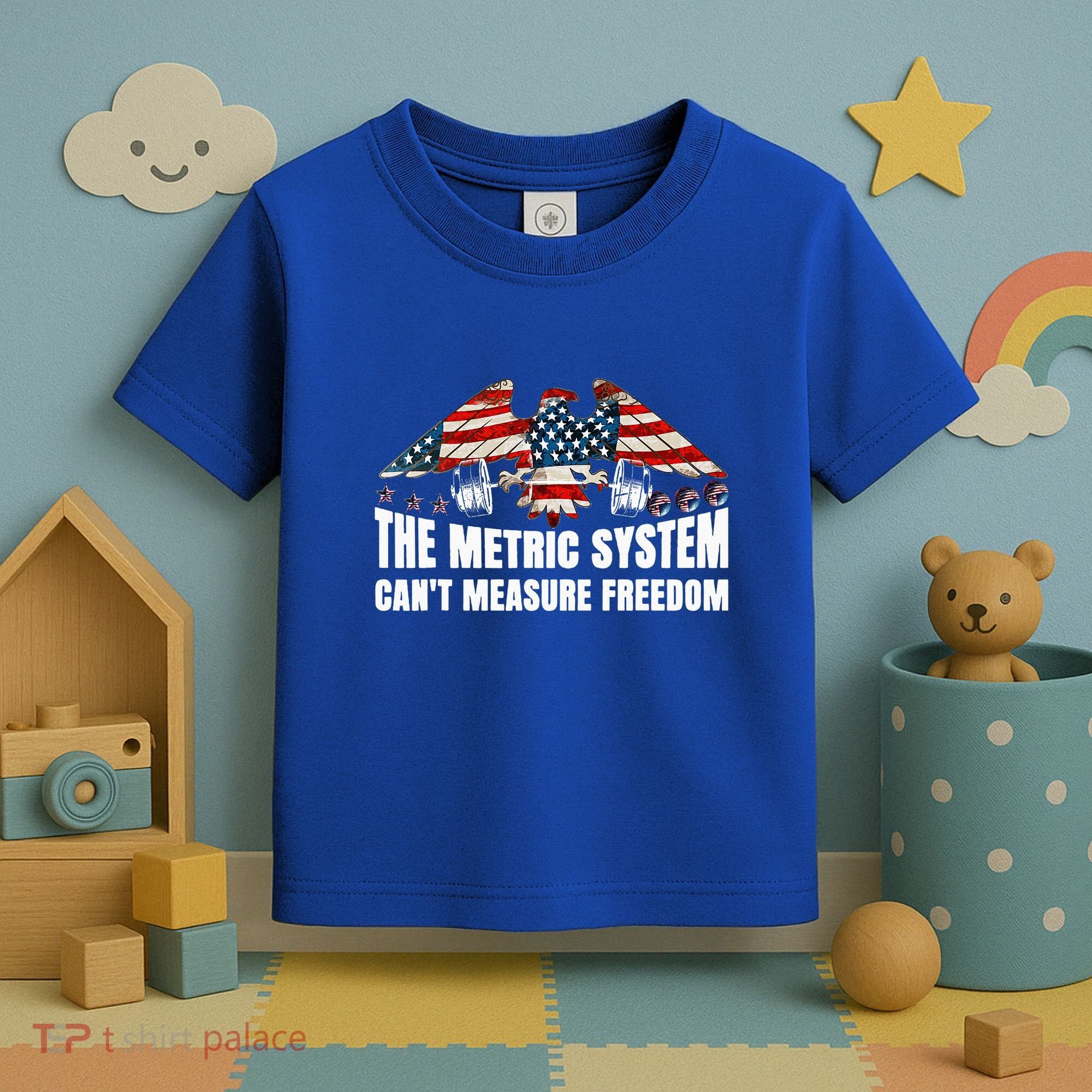 The Metric System CanT Measure Freedom Toddler T-Shirt