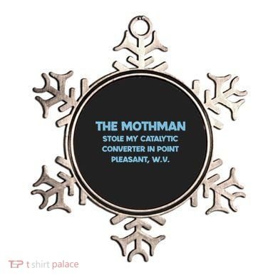 The Mothman Stole My Catalytic Converter In Point Ornament