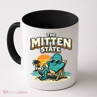 The Mitten State Funny Chillin Coffee Mug thumb 0