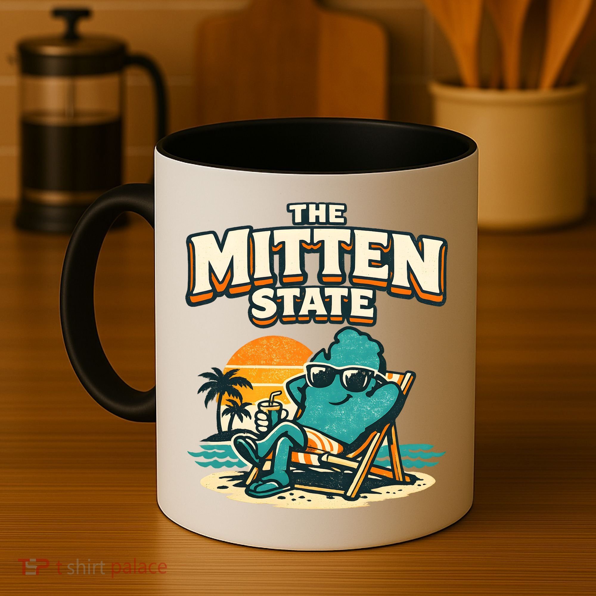 The Mitten State Funny Chillin Coffee Mug