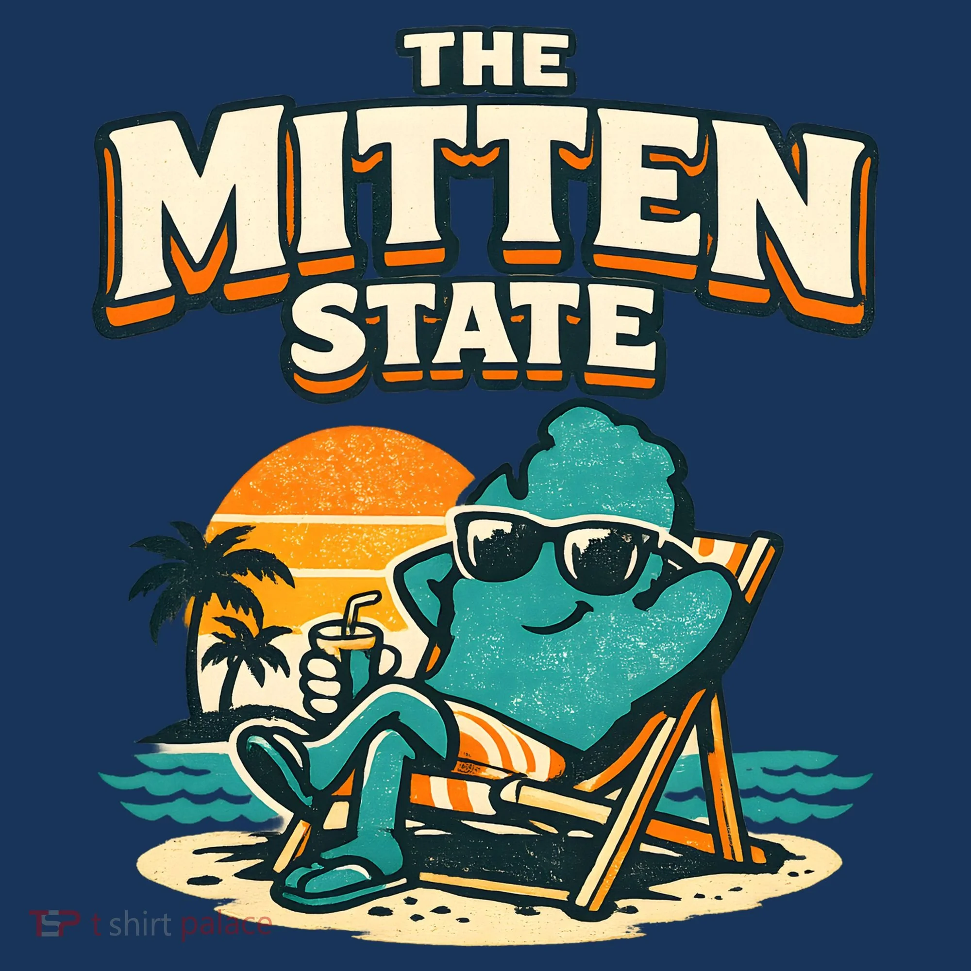 The Mitten State Funny Chillin Women's Sweatshirt