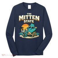 The Mitten State Funny Chillin Long Sleeve Shirt thumb 0