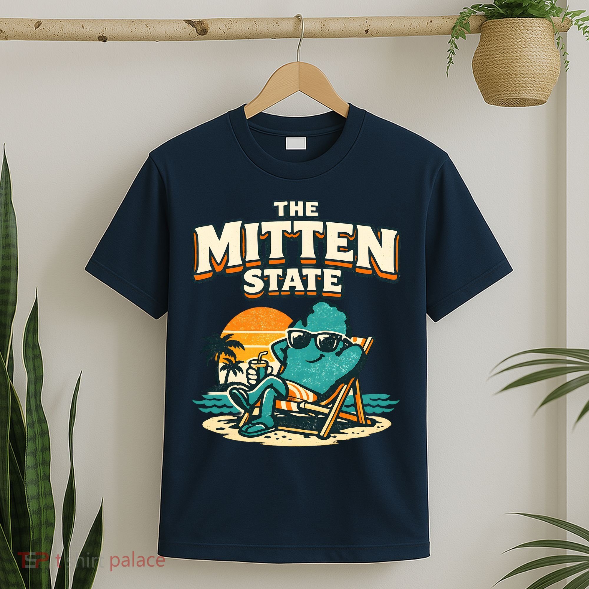 The Mitten State Funny Chillin T-Shirt