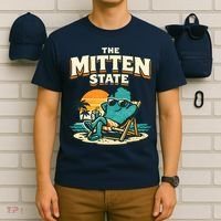 The Mitten State Funny Chillin T-Shirt thumb 6
