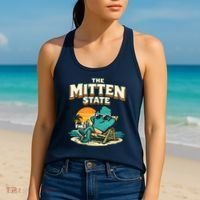The Mitten State Funny Chillin Women's Tank Top thumb 2
