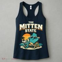 The Mitten State Funny Chillin Women's Tank Top thumb 3
