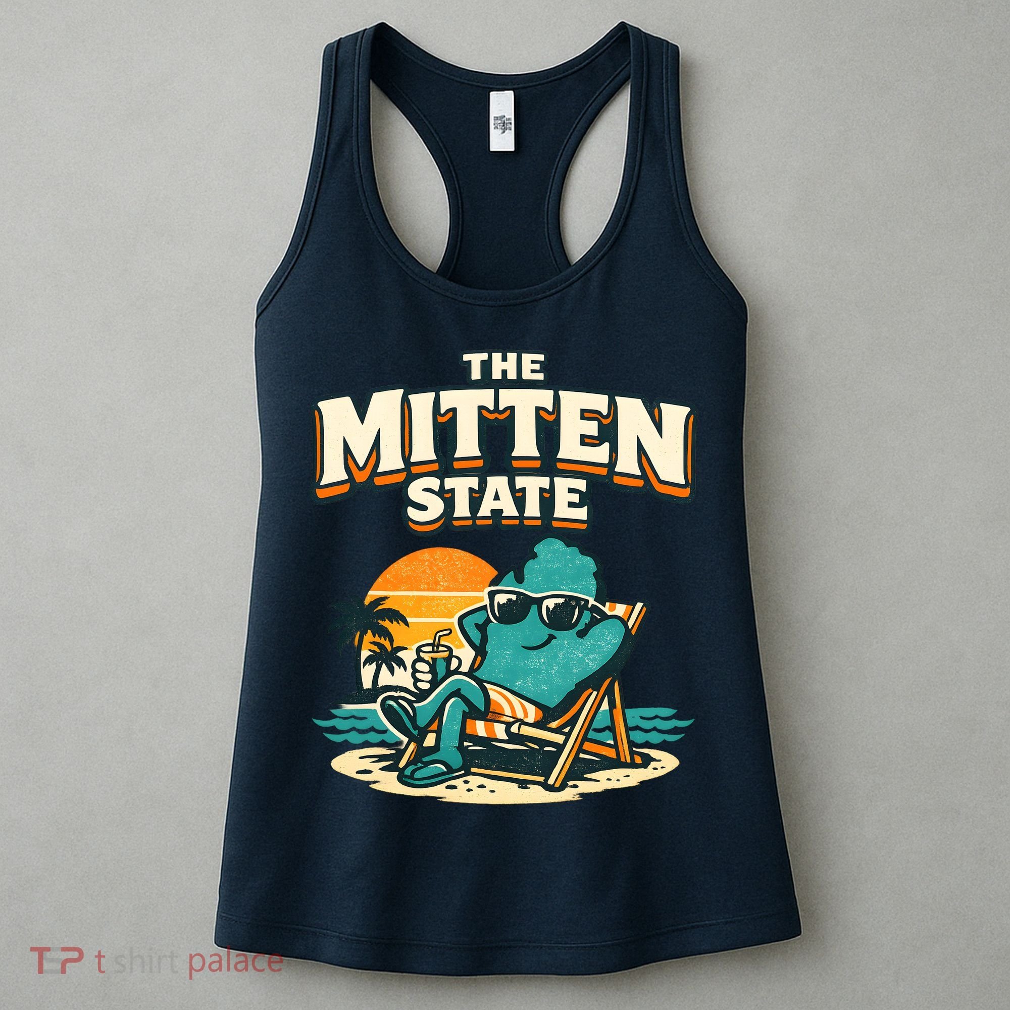 The Mitten State Funny Chillin Women's Tank Top