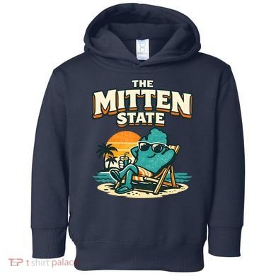 The Mitten State Funny Chillin Toddler Hoodie