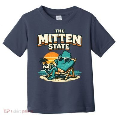 The Mitten State Funny Chillin Toddler T-Shirt