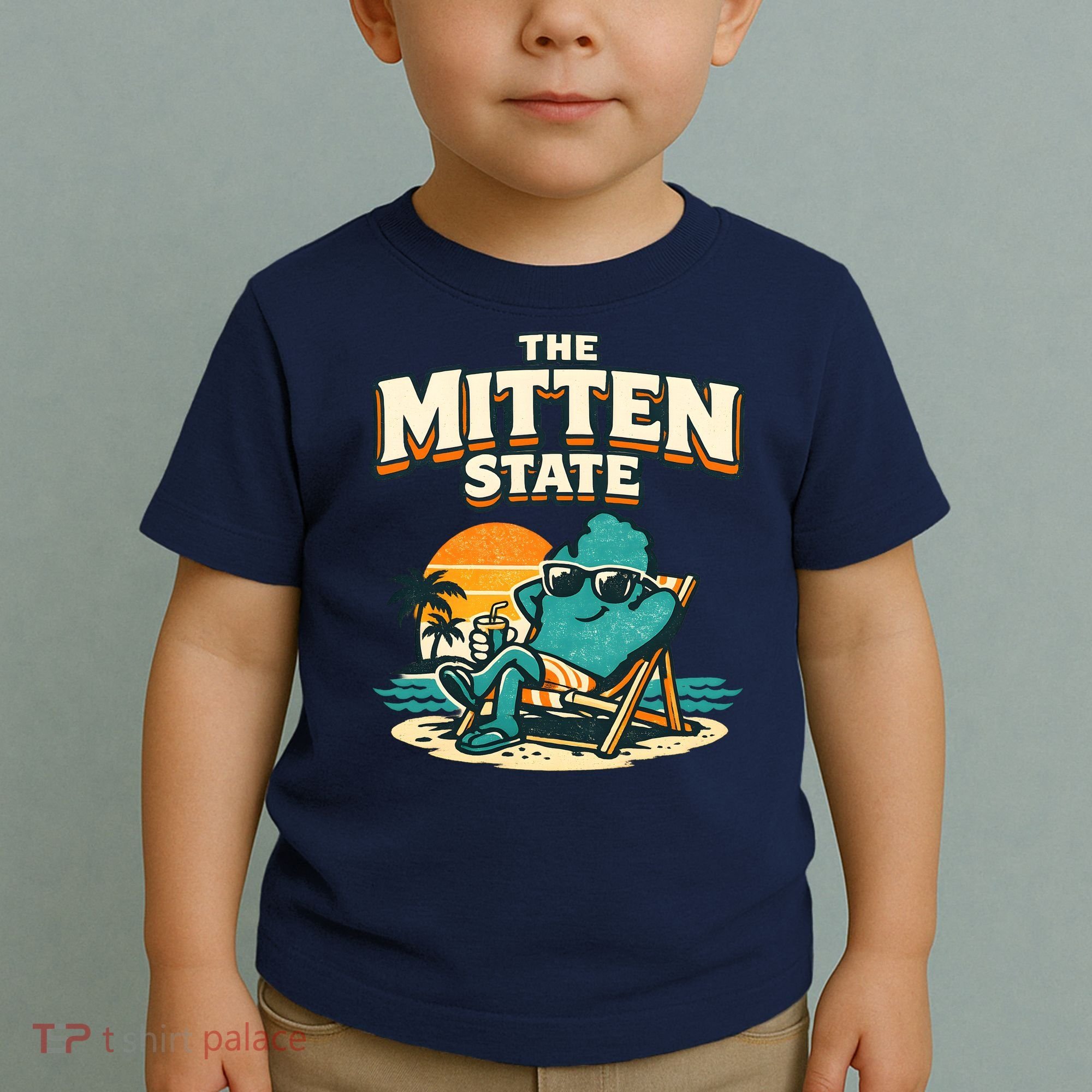 The Mitten State Funny Chillin Toddler T-Shirt
