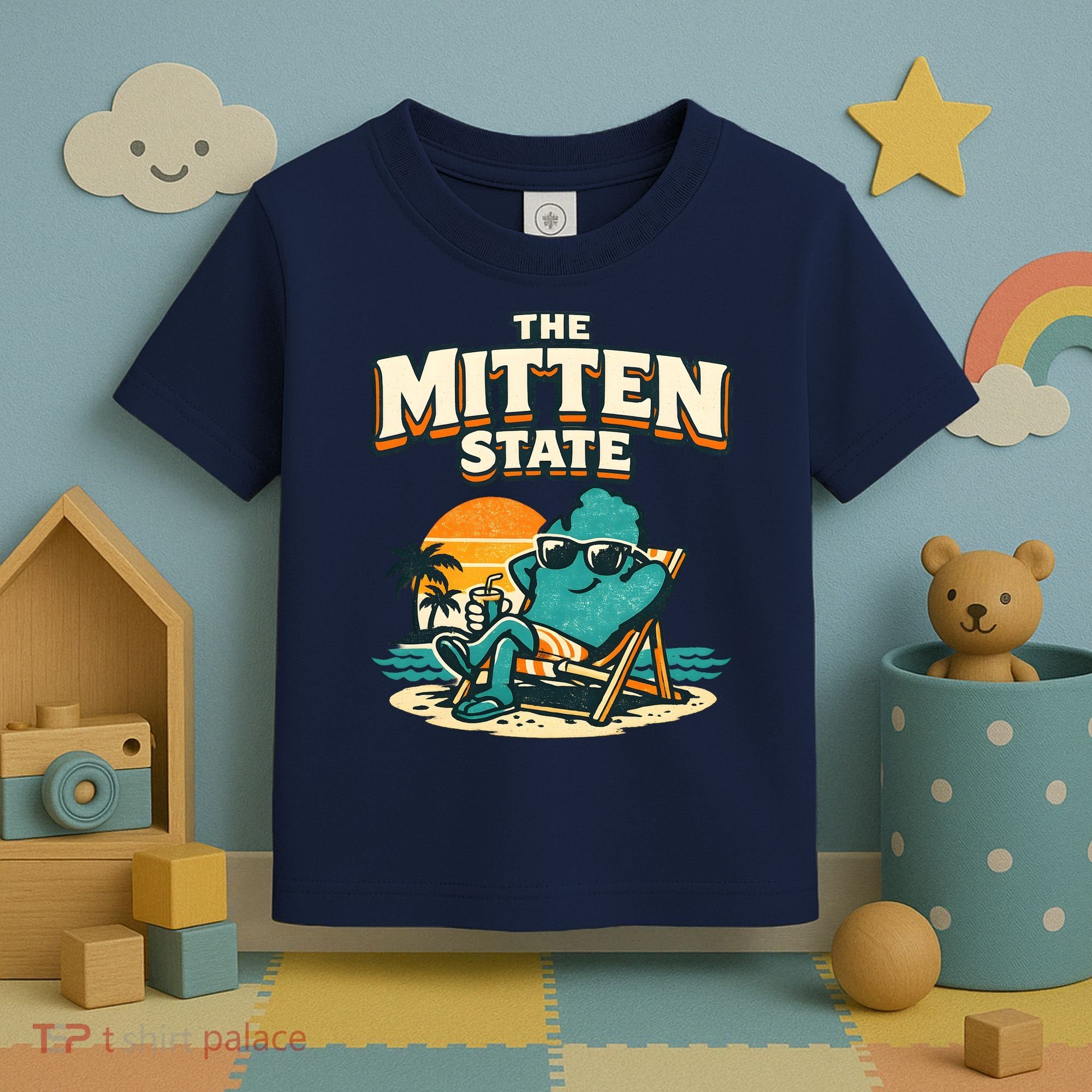 The Mitten State Funny Chillin Toddler T-Shirt