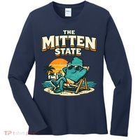 The Mitten State Funny Chillin Women's Long Sleeve Shirt thumb 0