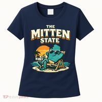 The Mitten State Funny Chillin Women's T-Shirt thumb 0