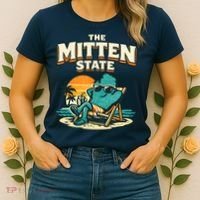 The Mitten State Funny Chillin Women's T-Shirt thumb 2