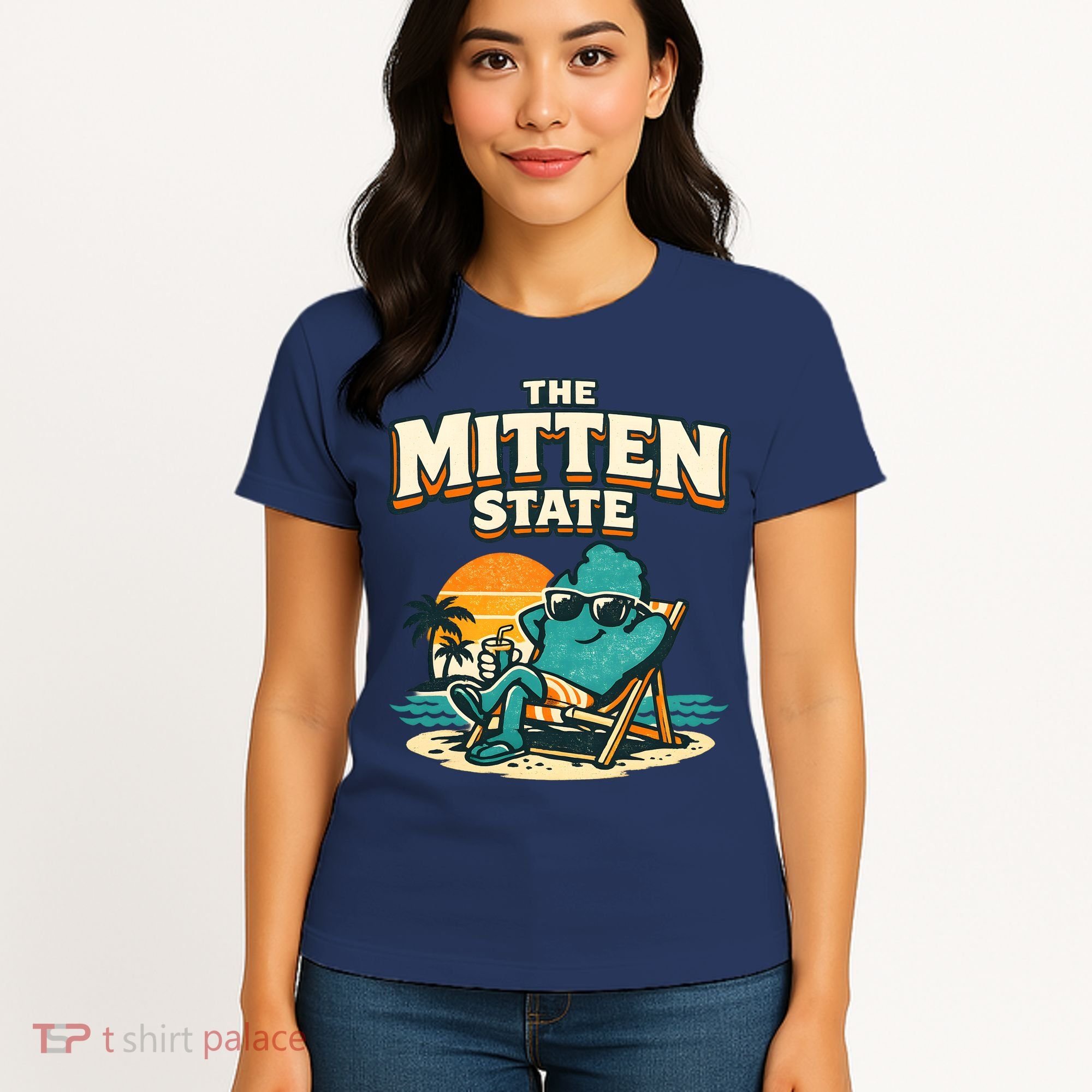 The Mitten State Funny Chillin Women's T-Shirt