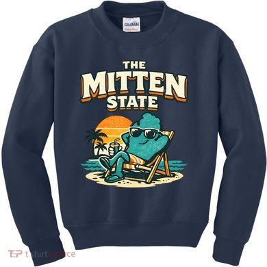 The Mitten State Funny Chillin Kids Sweatshirt
