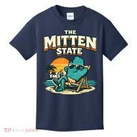 The Mitten State Funny Chillin Kids T-Shirt thumb 0