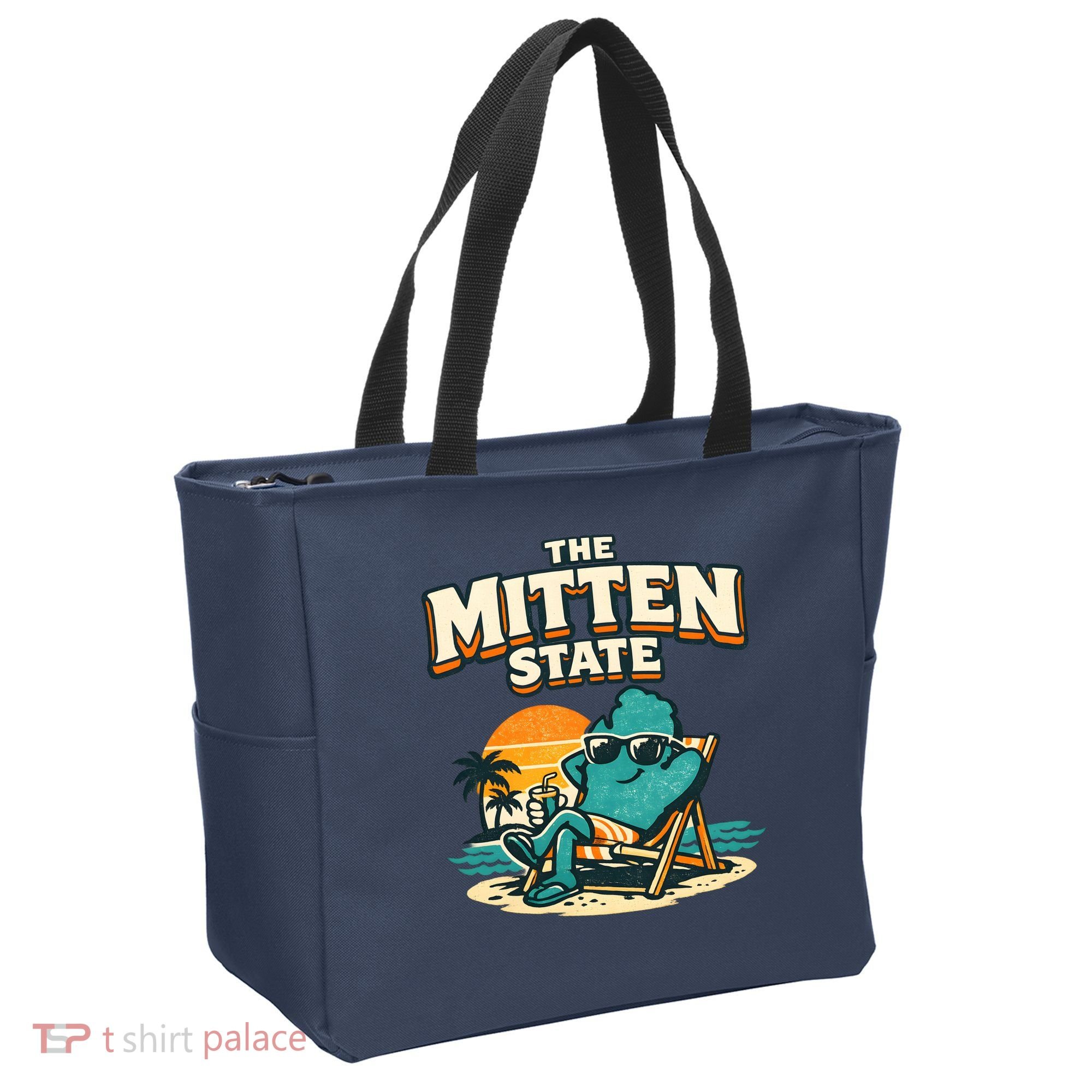 The Mitten State Funny Chillin Tote Bag