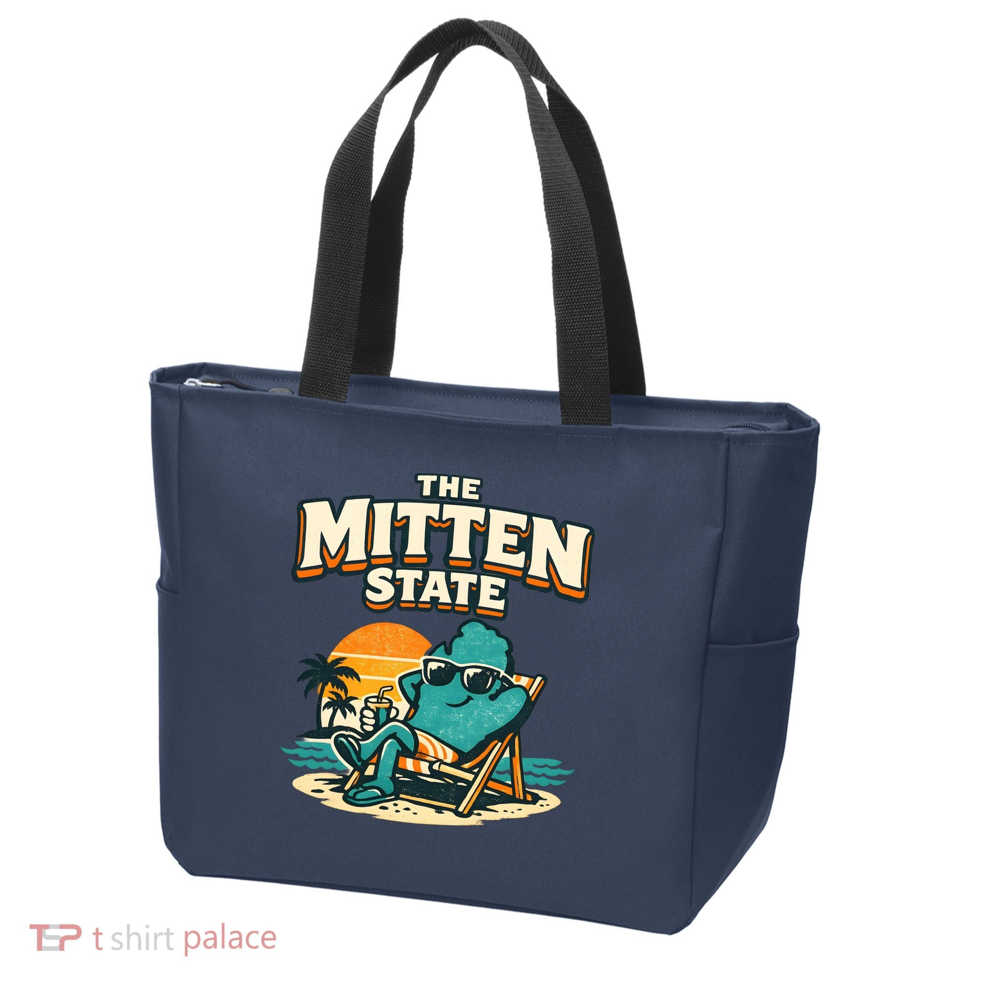The Mitten State Funny Chillin Tote Bag