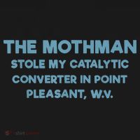 The Mothman Stole My Catalytic Converter In Point Pleasant Backpack thumb 2