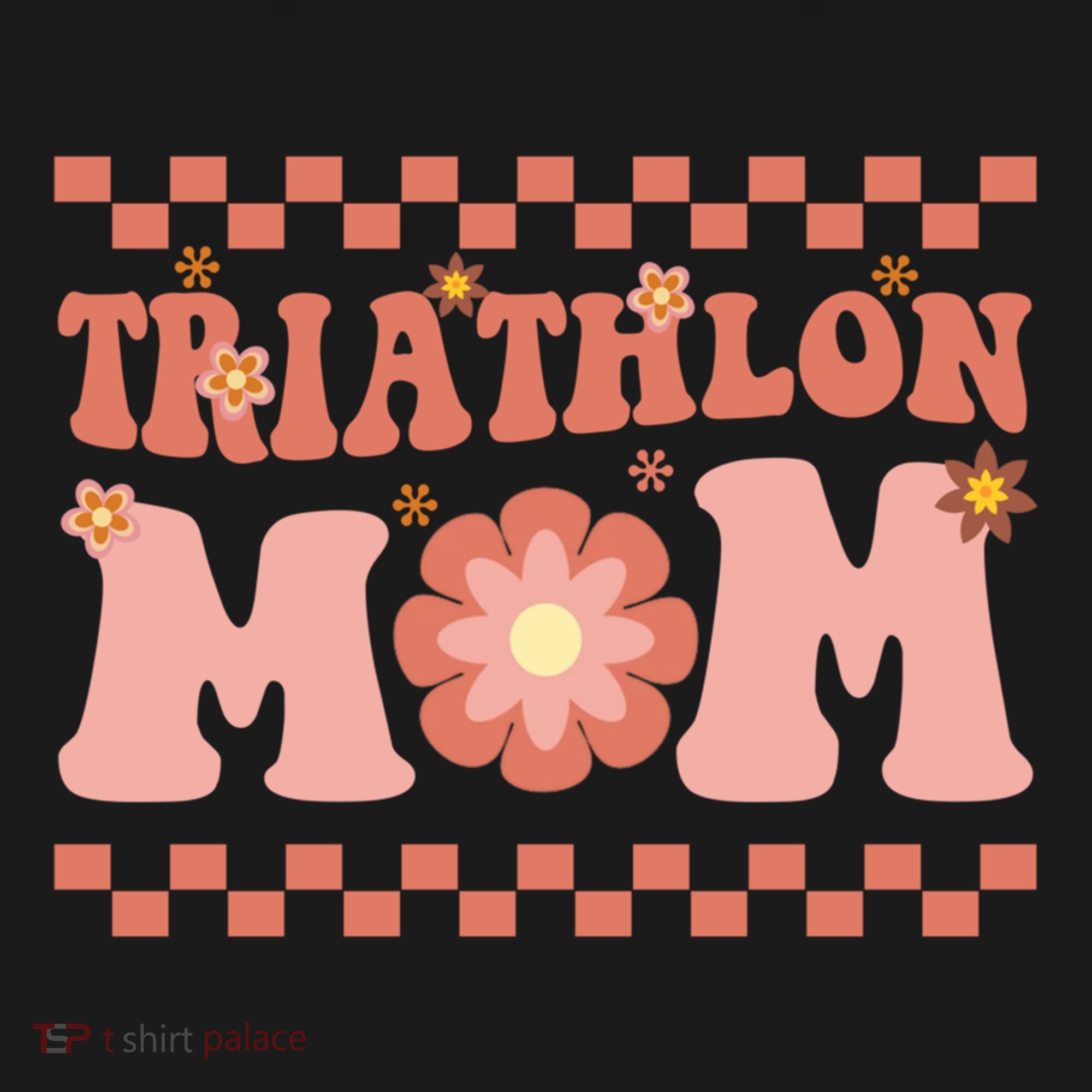Triathlon Mom Swim Bike Run Triathlete Mama Gift Cute Gift Pajama Set