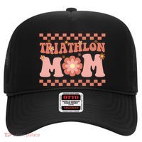 Triathlon Mom Swim Bike Run Triathlete Mama Gift Cute Gift Hat thumb 0