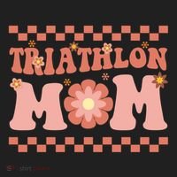 Triathlon Mom Swim Bike Run Triathlete Mama Gift Cute Gift Hat thumb 2