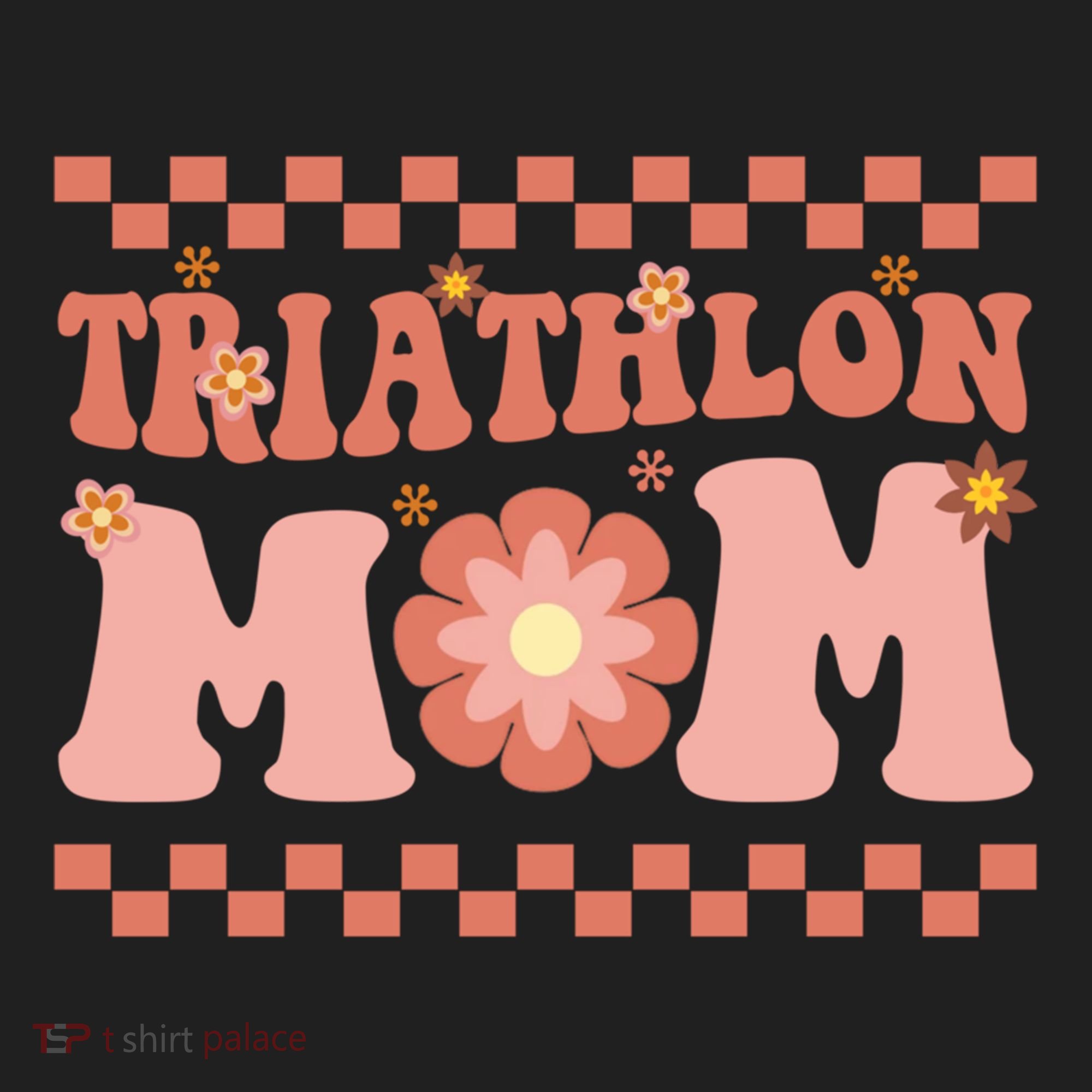 Triathlon Mom Swim Bike Run Triathlete Mama Gift Cute Gift Hat