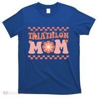 Triathlon Mom Swim Bike Run Triathlete Mama Gift Cute Gift T-Shirt thumb 0