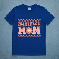 Triathlon Mom Swim Bike Run Triathlete Mama Gift Cute Gift T-Shirt thumb 5