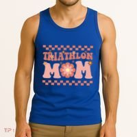 Triathlon Mom Swim Bike Run Triathlete Mama Gift Cute Gift Tank Top thumb 3