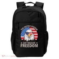 The Metric System CanT Measure Freedom Eagle 4th Of July Backpack thumb 0