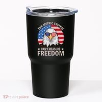 The Metric System CanT Measure Freedom Eagle 4th Of July Tumbler thumb 0