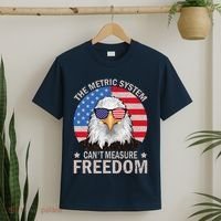 The Metric System CanT Measure Freedom Eagle 4th Of July T-Shirt thumb 2