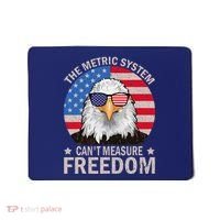 The Metric System CanT Measure Freedom Eagle 4th Of July Mousepad thumb 0