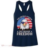 The Metric System CanT Measure Freedom Eagle 4th Of July Women's Tank Top thumb 0