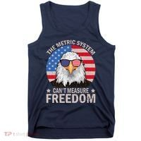 The Metric System CanT Measure Freedom Eagle 4th Of July Tank Top thumb 0