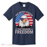 The Metric System CanT Measure Freedom Eagle 4th Of July Kids T-Shirt thumb 0