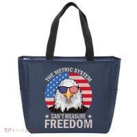 The Metric System CanT Measure Freedom Eagle 4th Of July Tote Bag thumb 0
