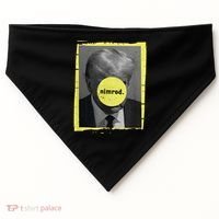 Trump Mug Shot Never Surrender Green Nimrod Trump Day USA-Made Doggie Bandana thumb 0