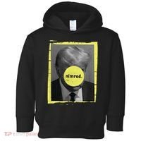 Trump Mug Shot Never Surrender Green Nimrod Trump Day Toddler Hoodie thumb 0