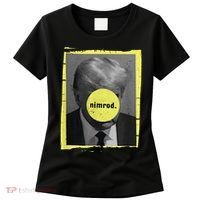 Trump Mug Shot Never Surrender Green Nimrod Trump Day Women's T-Shirt thumb 0