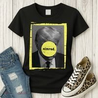 Trump Mug Shot Never Surrender Green Nimrod Trump Day Women's T-Shirt thumb 3