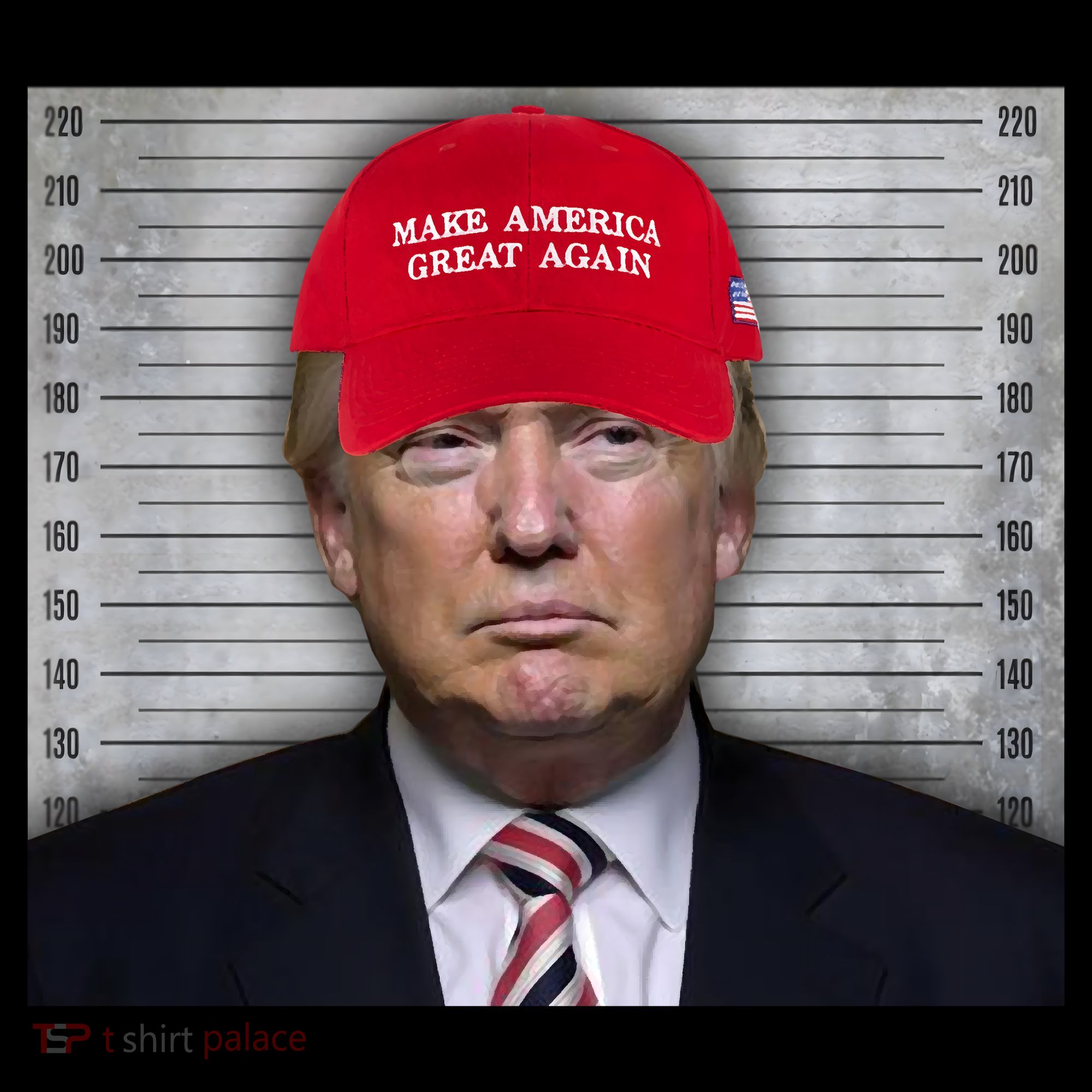 Trump Mugshot MAGA Bucket Hat