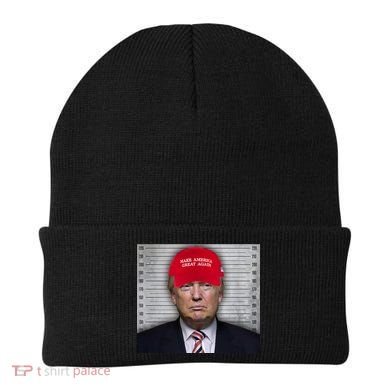 Trump Mugshot MAGA Beanie