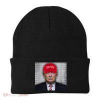 Trump Mugshot MAGA Beanie thumb 0