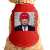 Trump Mugshot MAGA Doggie Tank thumb 0